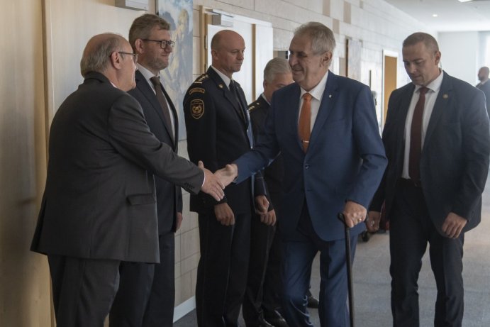 Prezident Miloš Zeman na návštěvě v Olomouckém kraji