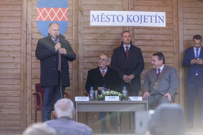 Prezident Miloš Zeman na návštěvě v Olomouckém kraji