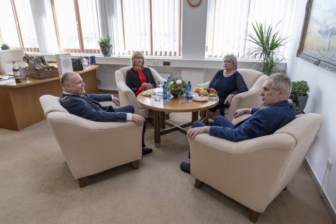 Prezident Miloš Zeman na návštěvě v Olomouckém kraji