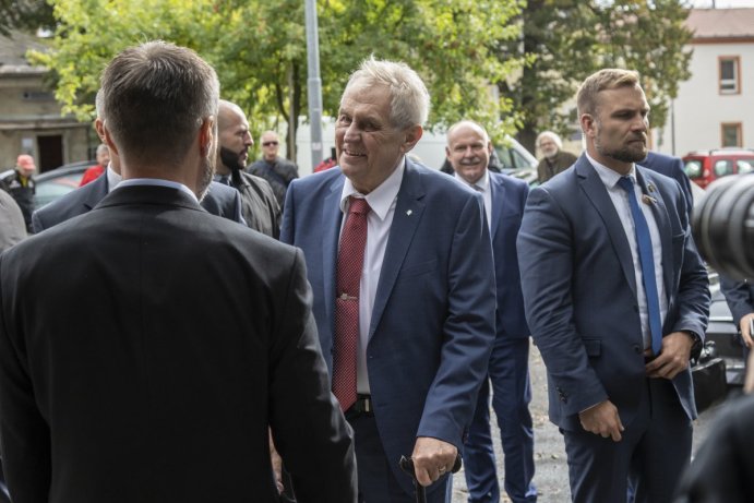 Prezident Miloš Zeman na návštěvě v Olomouckém kraji