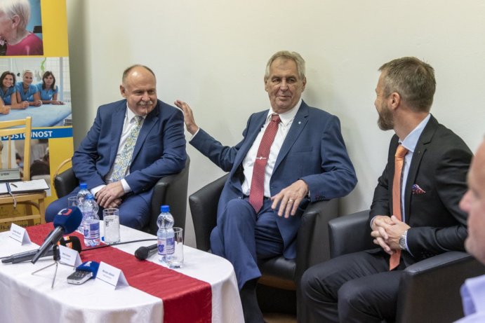 Prezident Miloš Zeman na návštěvě v Olomouckém kraji