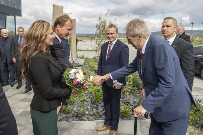 Prezident Miloš Zeman na návštěvě v Olomouckém kraji