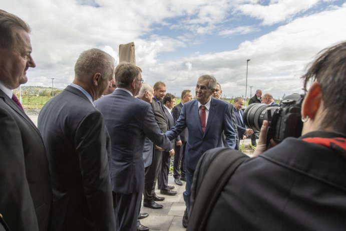 Prezident Miloš Zeman na návštěvě v Olomouckém kraji