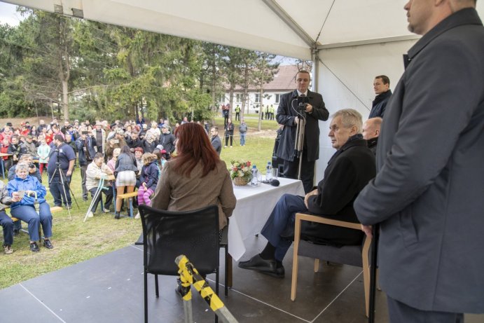 Prezident Miloš Zeman na návštěvě v Olomouckém kraji