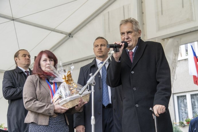 Prezident Miloš Zeman na návštěvě v Olomouckém kraji