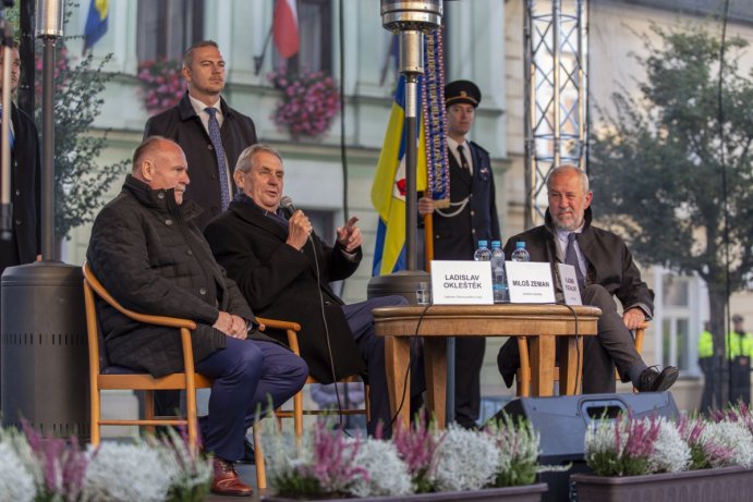 Prezident Miloš Zeman na návštěvě v Olomouckém kraji