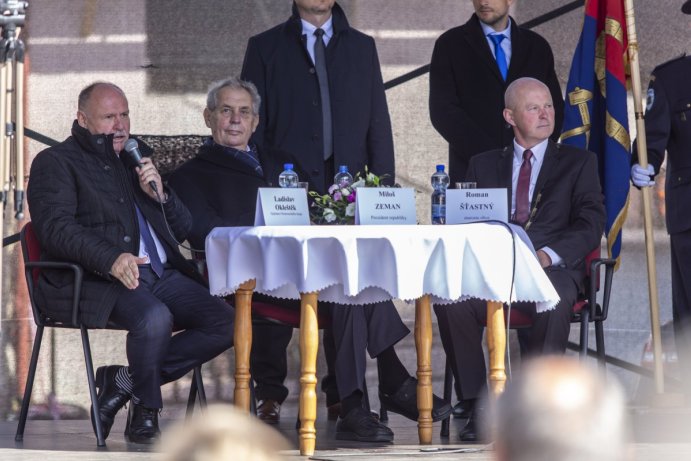 Prezident Miloš Zeman na návštěvě v Olomouckém kraji