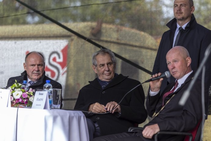 Prezident Miloš Zeman na návštěvě v Olomouckém kraji