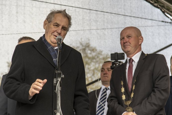 Prezident Miloš Zeman na návštěvě v Olomouckém kraji