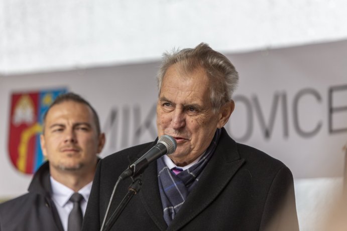 Prezident Miloš Zeman na návštěvě v Olomouckém kraji