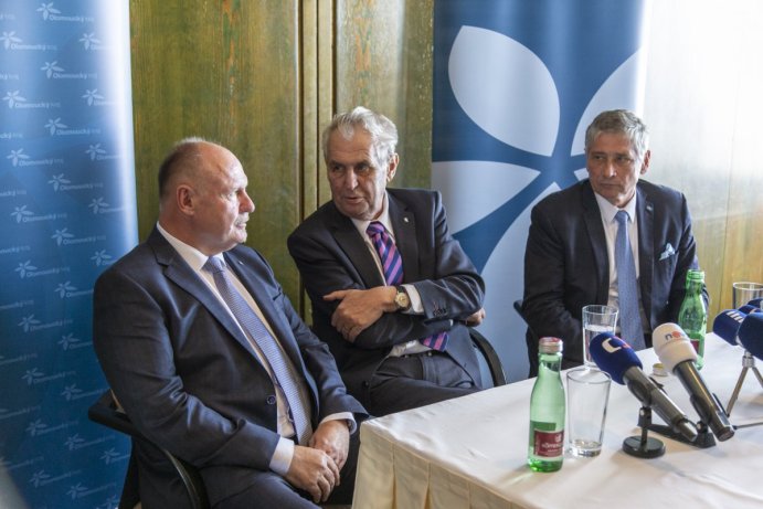 Prezident Miloš Zeman na návštěvě v Olomouckém kraji