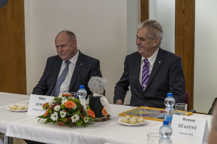 Prezident Miloš Zeman na návštěvě v Olomouckém kraji