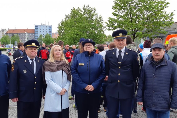 Náměstek hejtmana Dalibor Horák zahájil soutěž o nejtvrdšího hasiče