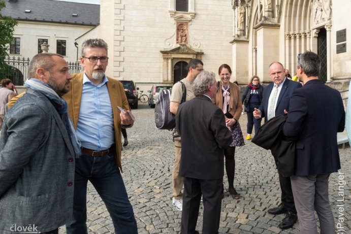 Hejtman Ladislav Okleštěk zahájil letošní Noc kostelů     Foto: Člověk a víra/Pavel Langer