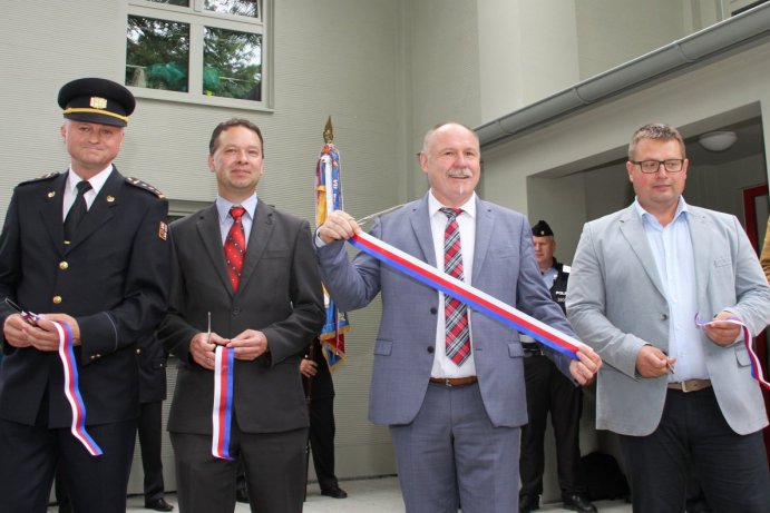 Slavnostní otevření hasičské zbrojnice Olomouc - Chválkovice