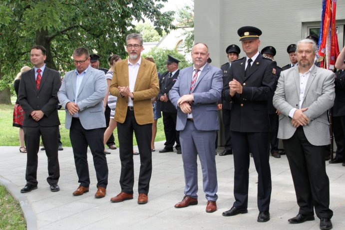 Slavnostní otevření hasičské zbrojnice Olomouc - Chválkovice