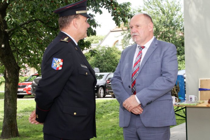 Slavnostní otevření hasičské zbrojnice Olomouc - Chválkovice