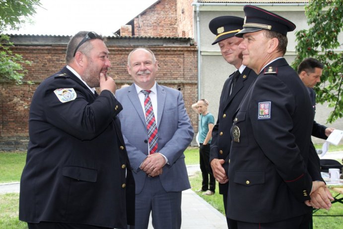 Slavnostní otevření hasičské zbrojnice Olomouc - Chválkovice