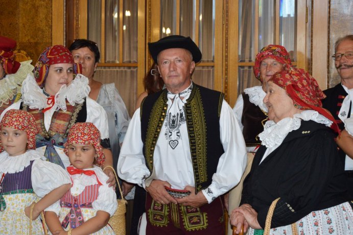 Hejtman Ladislav Okleštěk se zúčastnil Prostějovských hanáckých slavností Foto: MmPv