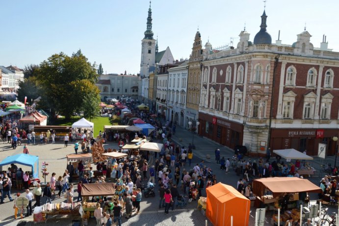 Hejtman Ladislav Okleštěk se zúčastnil Prostějovských hanáckých slavností    Foto: MmPv