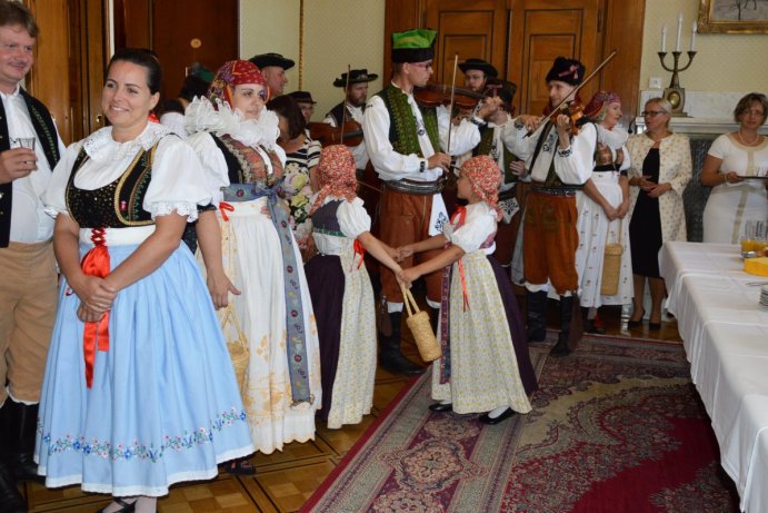 Hejtman Ladislav Okleštěk se zúčastnil Prostějovských hanáckých slavností    Foto: MmPv