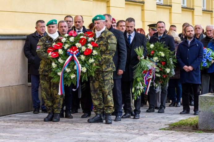 Shromáždění u příležitosti Dne boje za svobodu a demokracii v Litovli