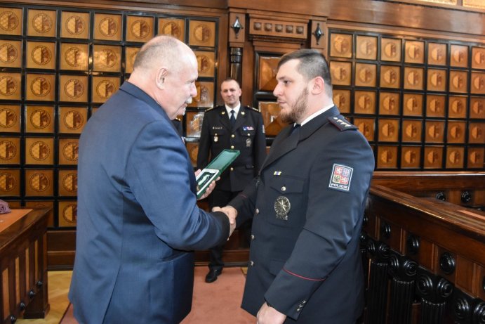 V Prostějově byli oceněni nejlepší policisté