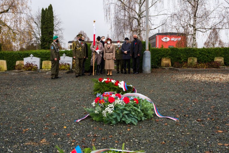 Den válečných veteránů v Olomouci. K pietní vzpomínce se připojil i hejtman Josef Suchánek 