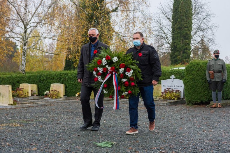 Den válečných veteránů v Olomouci. K pietní vzpomínce se připojil i hejtman Josef Suchánek 