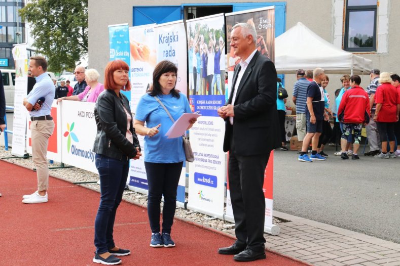 Hejtmanství podpořilo šestý ročník Sportovních her seniorů