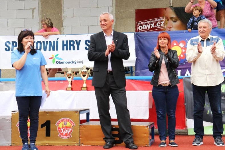 Hejtmanství podpořilo šestý ročník Sportovních her seniorů