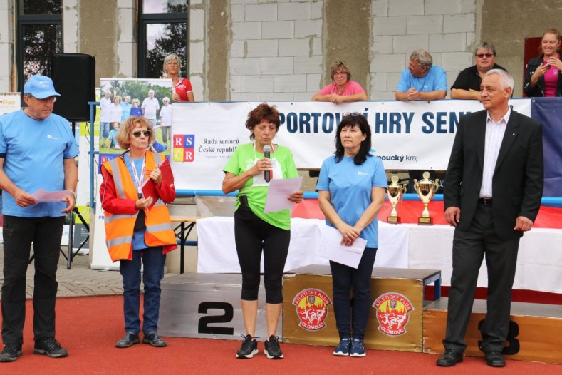 Hejtmanství podpořilo šestý ročník Sportovních her seniorů