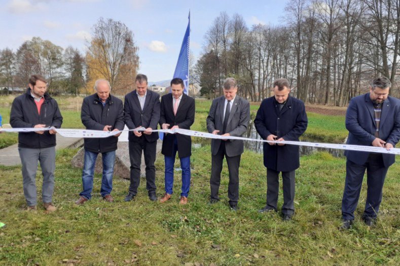 Na Desné dokončili unikátní projekt. Obsahuje také rybochody     Foto: Povodí Moravy