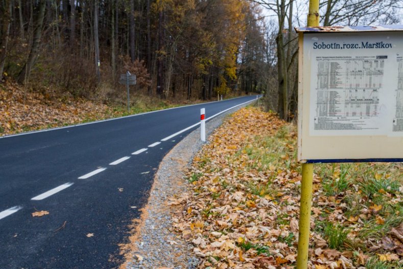 Řidiči na severu regionu mají další novou silnici