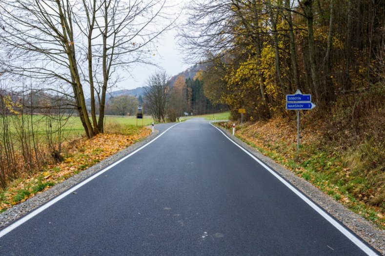 Řidiči na severu regionu mají další novou silnici