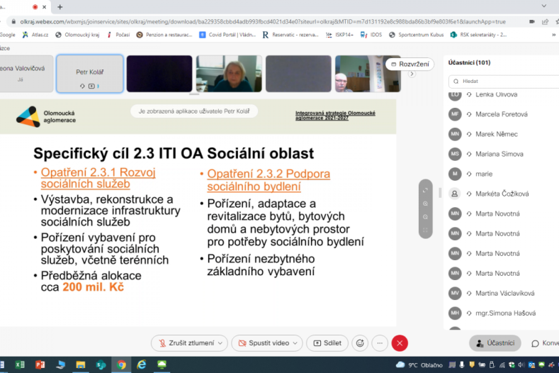 Seminář „Evropské dotační nástroje pro poskytovatele sociálních služeb“