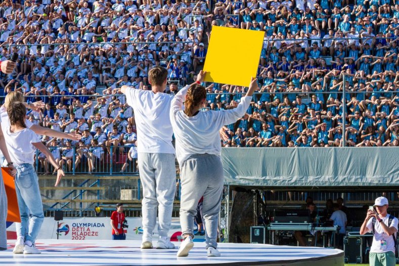 Andrův stadion zaplnily mladé sportovní naděje. Začala Olympiáda dětí a mládeže