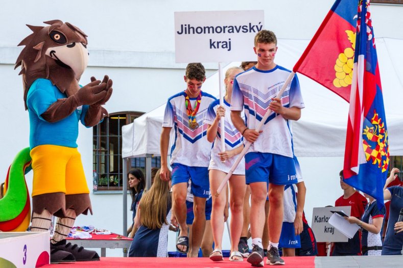 Oheň Olympiády dětí a mládeže uhasl. V 19. ročníku triumfoval Jihomoravský kraj