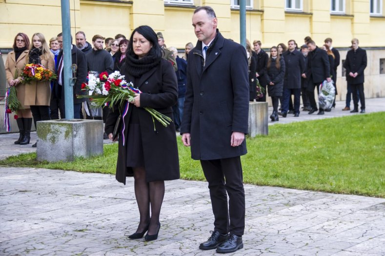 Kraj si připomněl boj za svobodu a demokracii