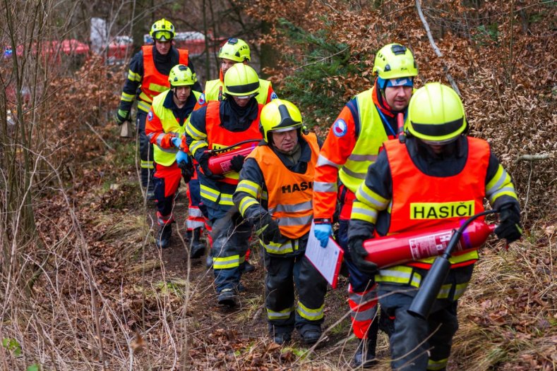 U Jívové se srazily vlaky. Cvičení prověřilo krajské záchranáře