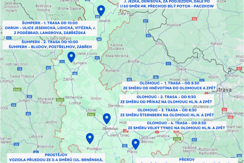 Protesty zemědělců zkomplikují dopravu v Olomouckém kraji