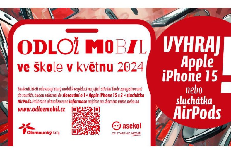 Žáci v kraji sbírají vysloužilé mobilní telefony