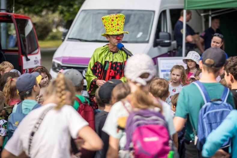 Děti oslavily svůj den s krajskými záchrannými složkami