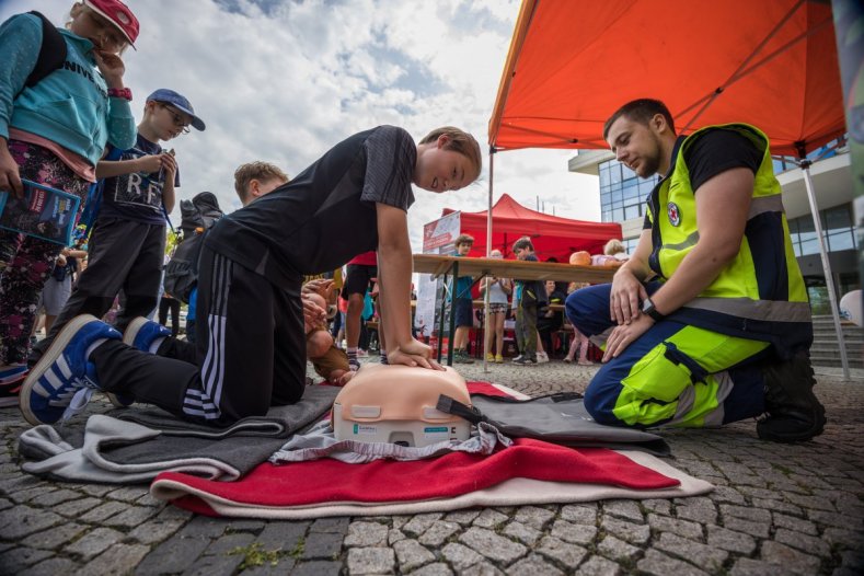 Děti oslavily svůj den s krajskými záchrannými složkami