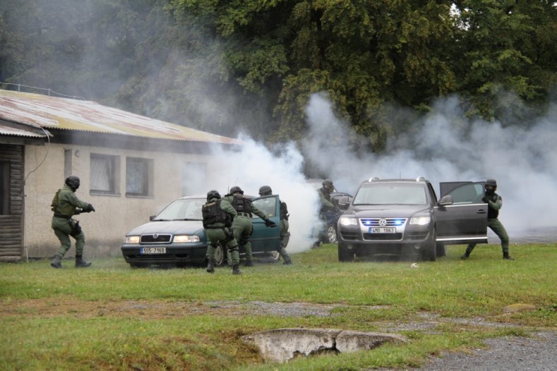 Setkání se starosty a složkami IZS, srubový tábor Smilov, VVP Libavá.