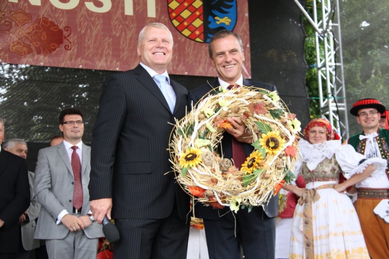 Šesté Dožínky Olomouckého kraje na Hanáckých slavnostech v Prostějově