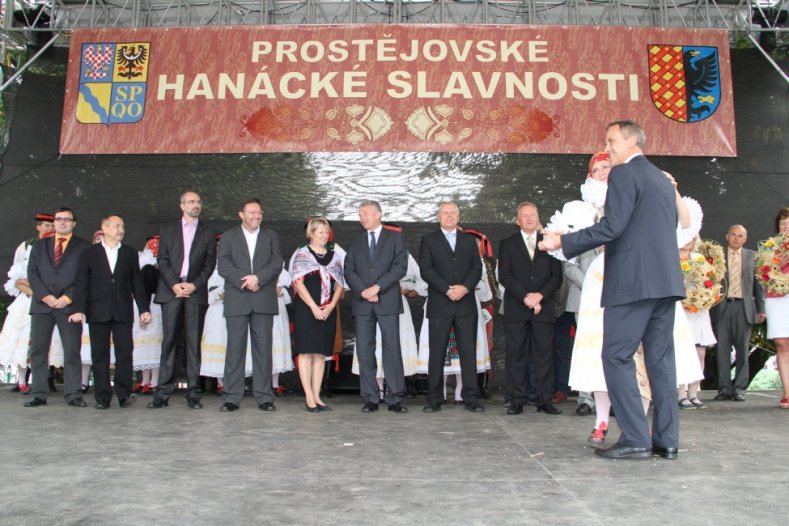 Šesté Dožínky Olomouckého kraje na Hanáckých slavnostech v Prostějově