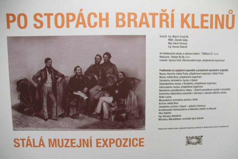 Otevření expozice &quot;Po stopách bratří Kleinů&quot; v Muzeu silnic ve Vikýřovicích