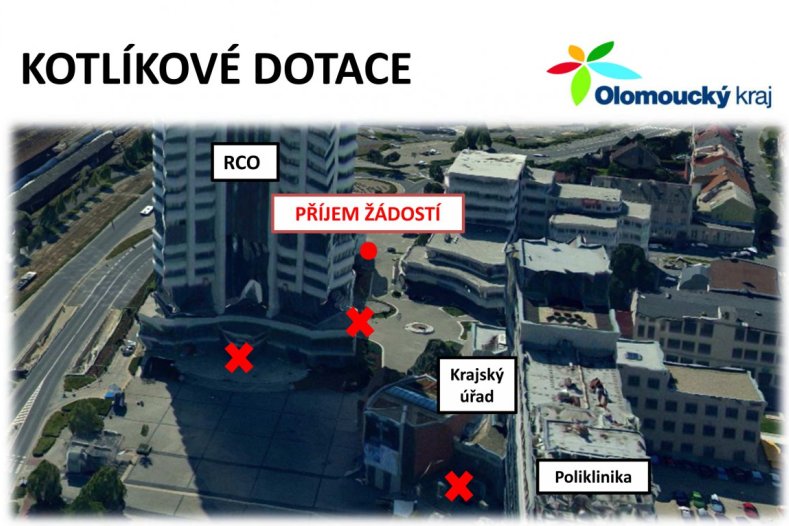 Místa příjmu žádostí o kotlíkové dotace