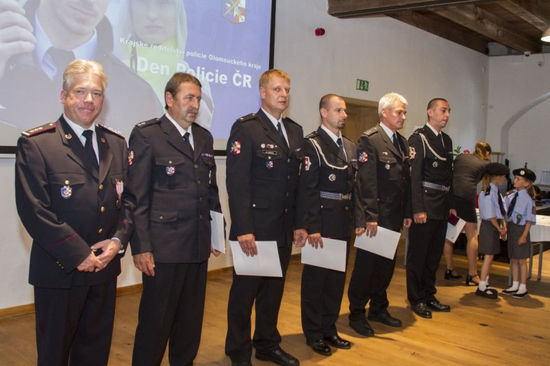 Policie v Olomouckém kraji ocenila ty nejlepší ze svých řad